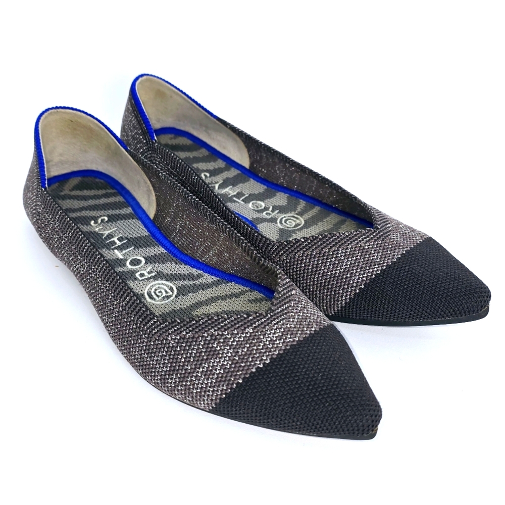ROTHY'S Twilight Metallic Flats 6.5